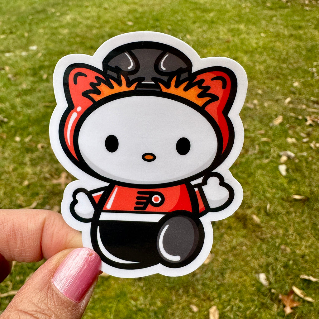 Gritty Kitty Cat Sticker