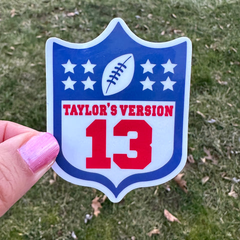 Taylor’s Version Football Sticker