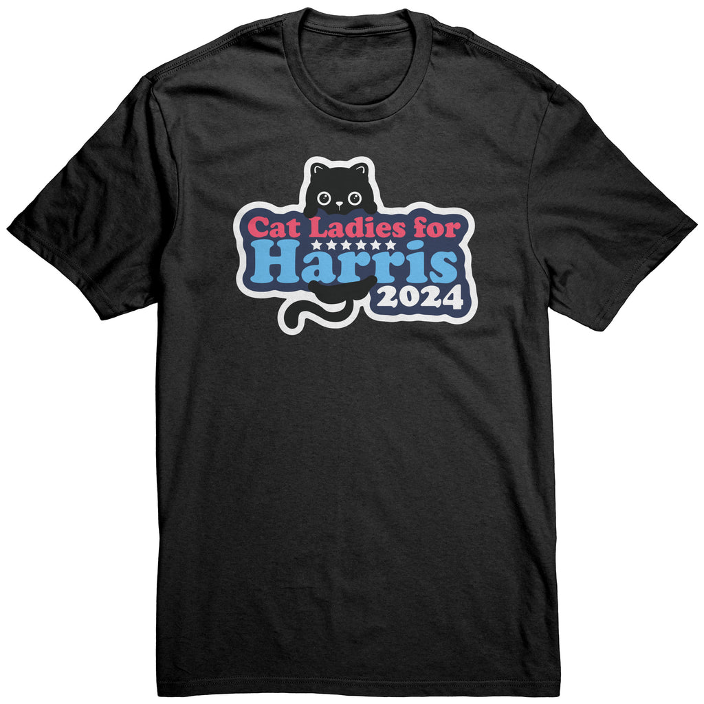 Cat Ladies for Harris Adult T-Shirt