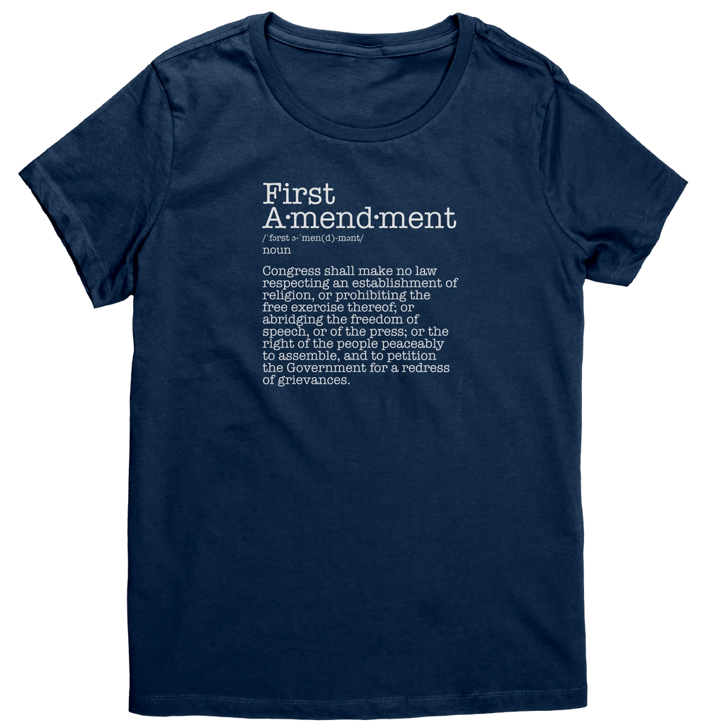 First_Amendment_Womenss_T-Shirt_New_Navy_Mockup.png
