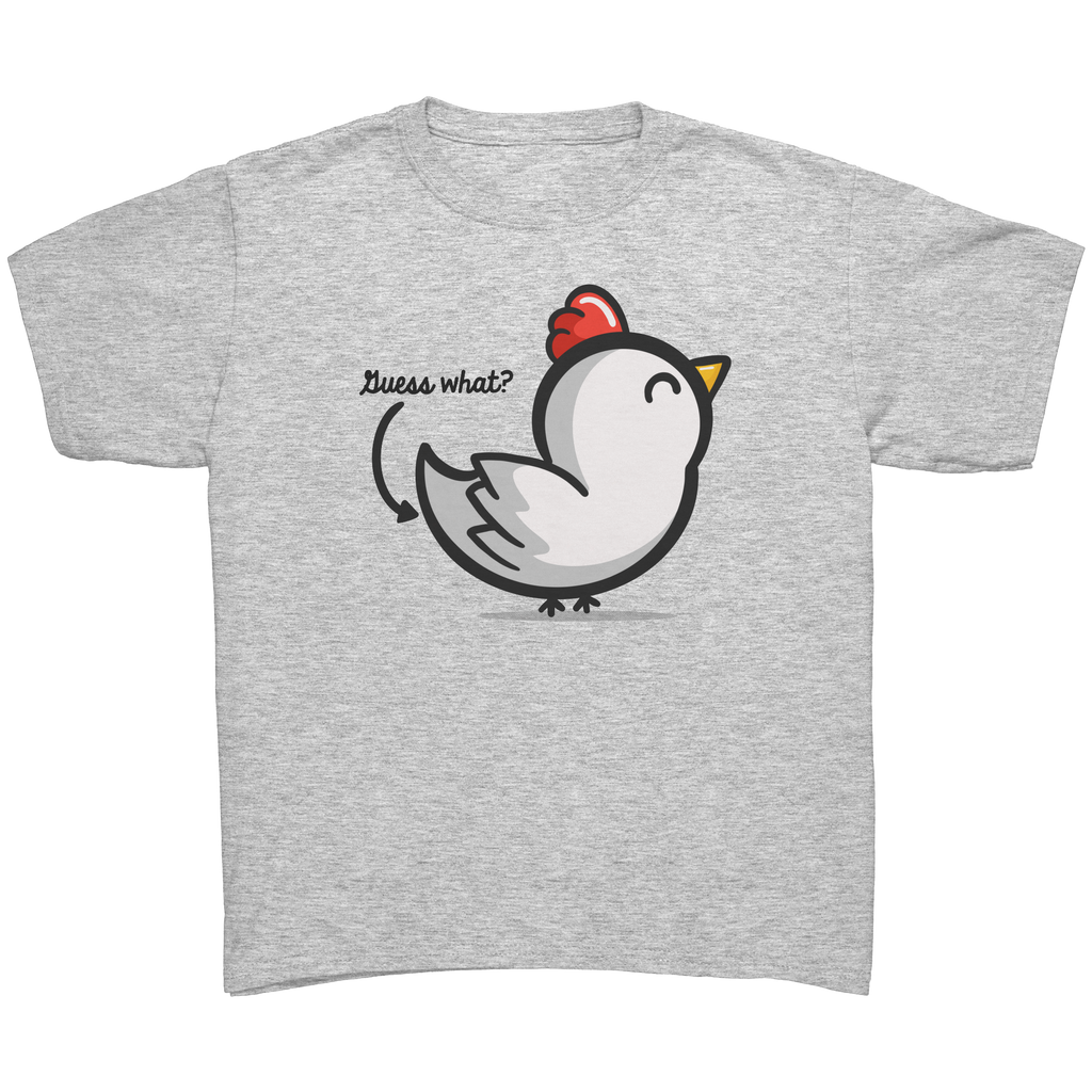 Guess_What_Chicken_Butt_Kids_T-Shirt_Ash_Mockup.png