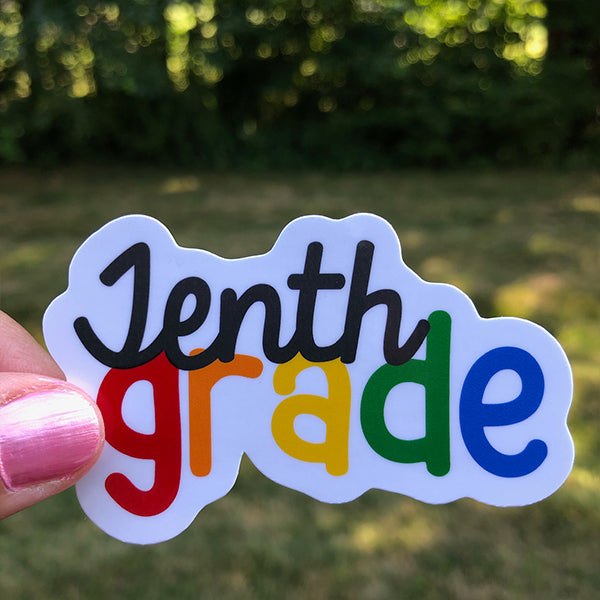 Tenth Grade Teacher Sticker