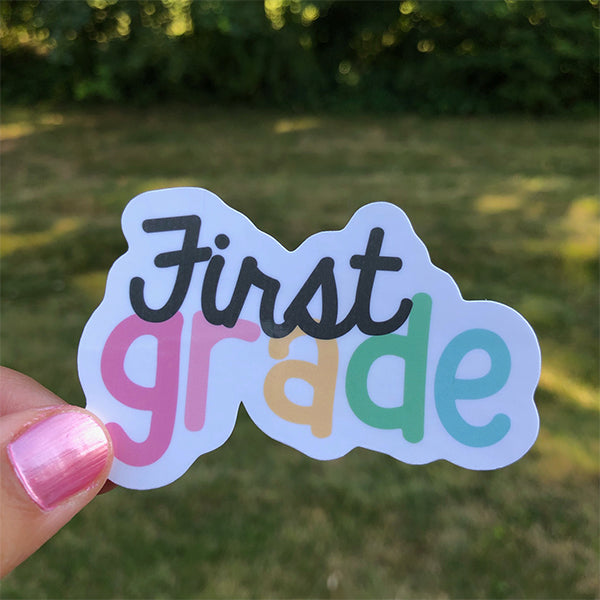 First Grade Teacher Sticker