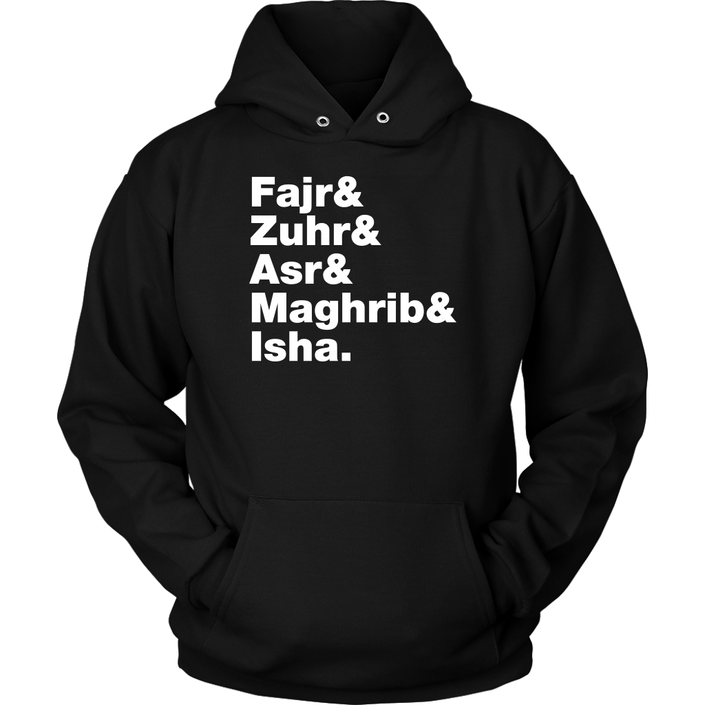 Muslim Prayers Helvetica Hoodie