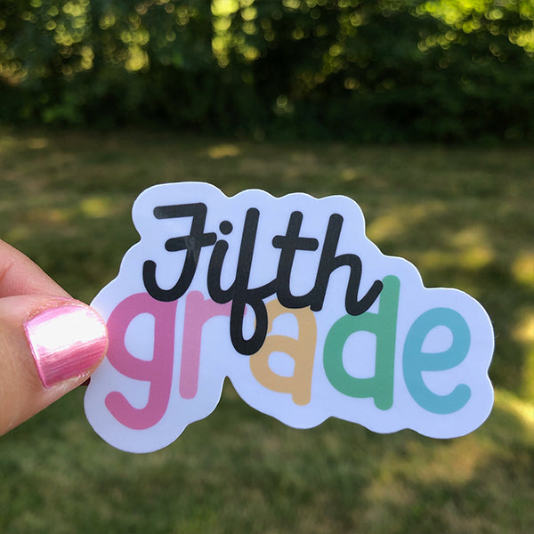 Fifth Grade Teacher Sticker