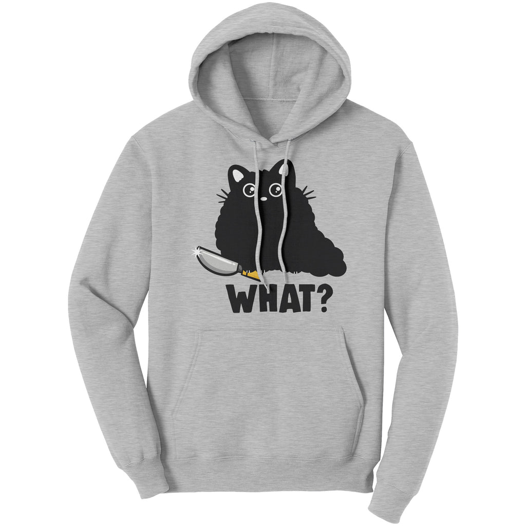 What Knife Cat Black Cat Hoodie Sweatshirt