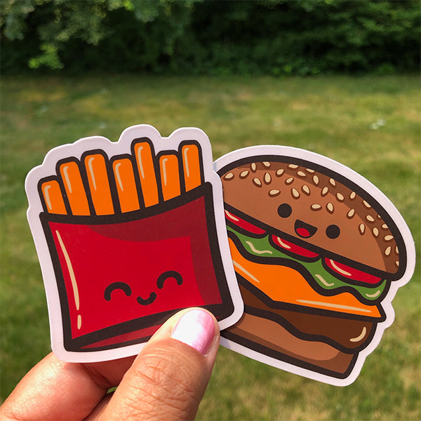 Burger Fries Sticker Pack