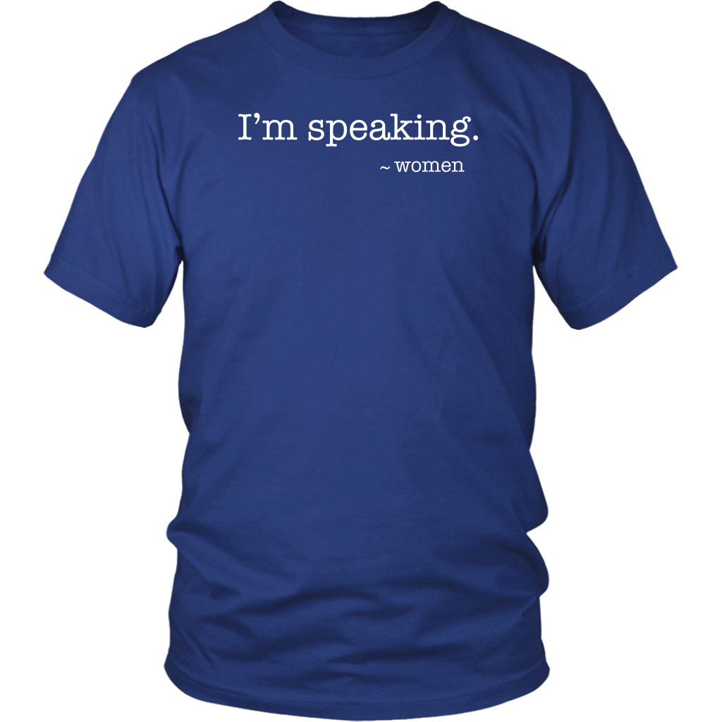 I'm Speaking