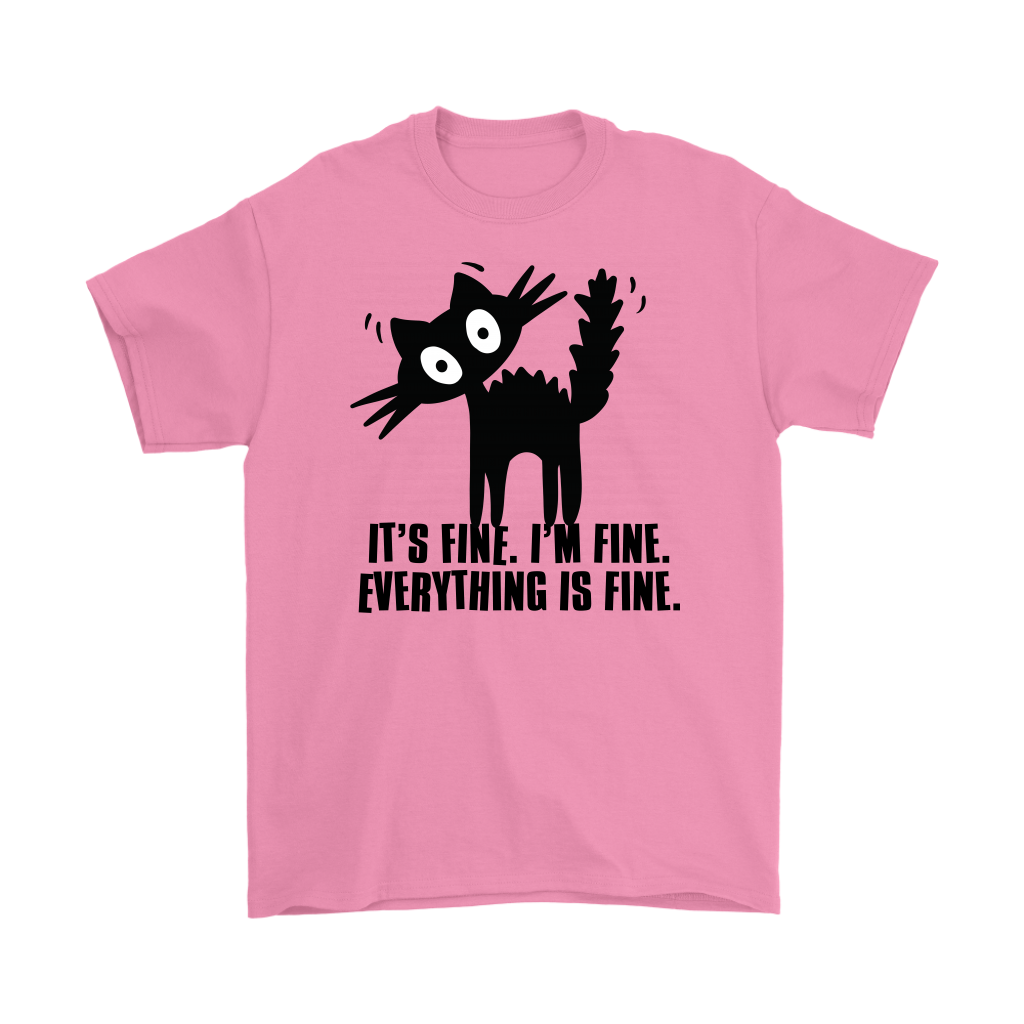 Everything is Fine Cat T-Shirt