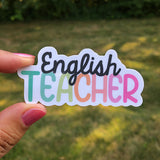 English Teacher Sticker