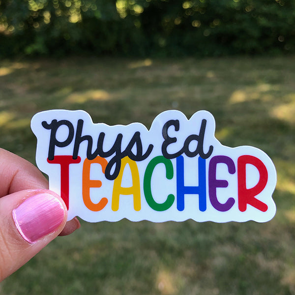 Phys Ed Teacher Sticker