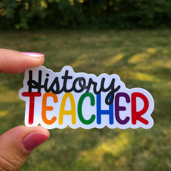 History Teacher Sticker