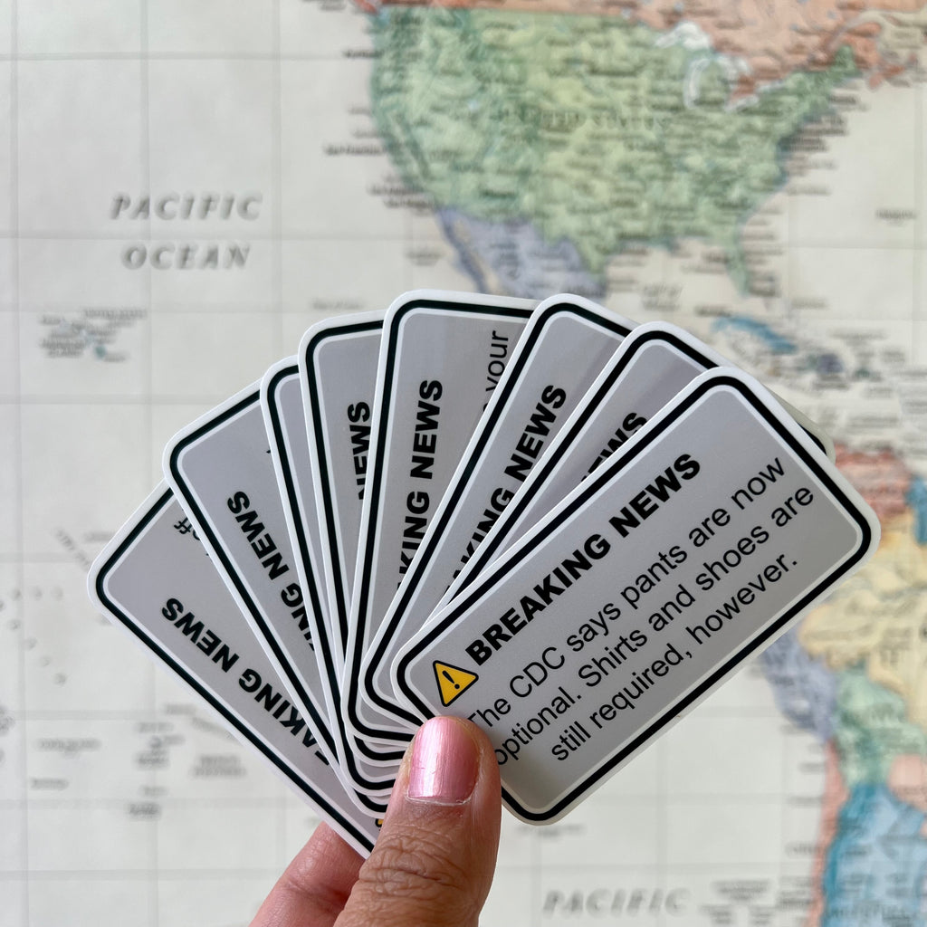 CDC Says Stickers
