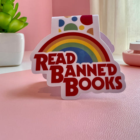Read Banned Books Magnetic Bookmark