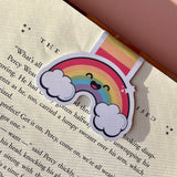 Kawaii Rainbow Magnetic Bookmark
