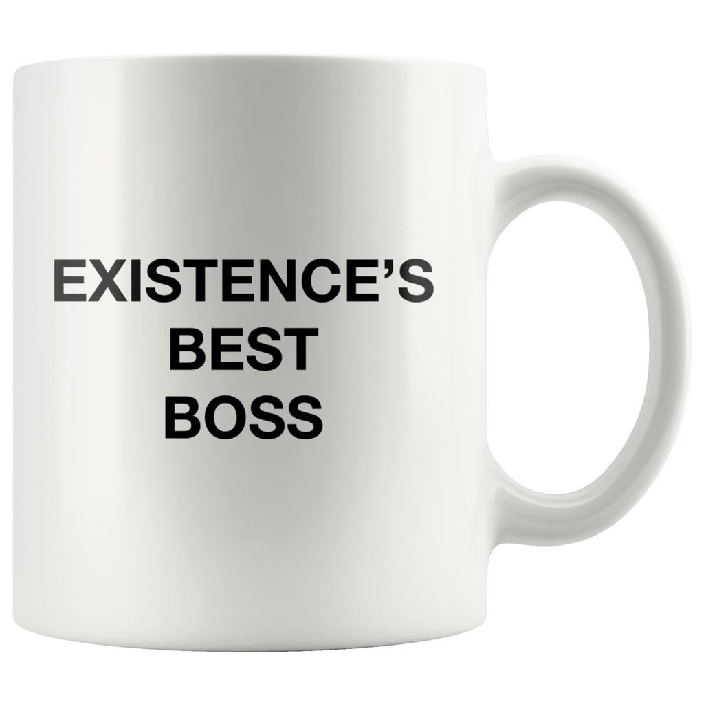 Existence's Best Boss White Mug