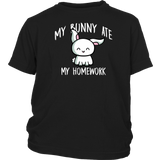 Bunny Ate My Homework T-Shirt