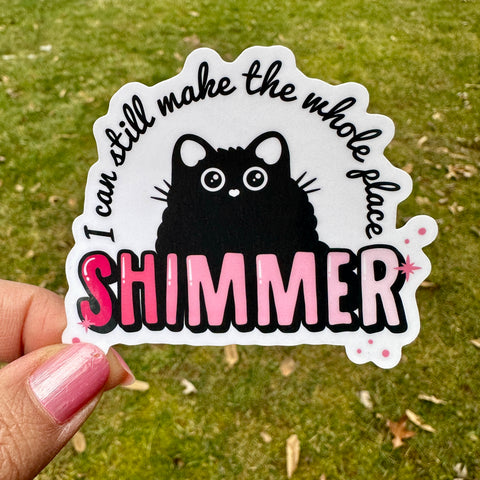 Shimmer Cat Sticker
