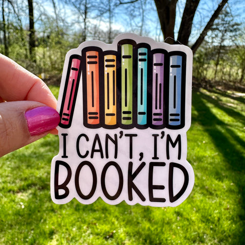I’m Booked Sticker