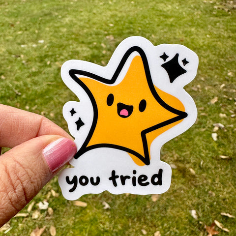 You Tried Star Sticker