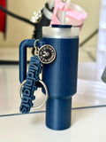 Music Album Water Bottle Keychain Lip Balm Holder