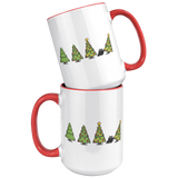 Christmas Tree Cat 15oz Mug