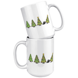 Christmas Tree Cat 15oz Mug