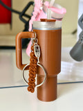 Music Album Water Bottle Keychain Lip Balm Holder