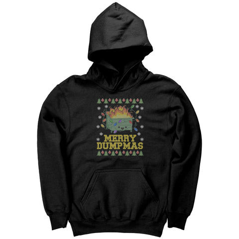 Dumpster Fire Ugly Christmas Sweater T Shirt or Sweatshirt