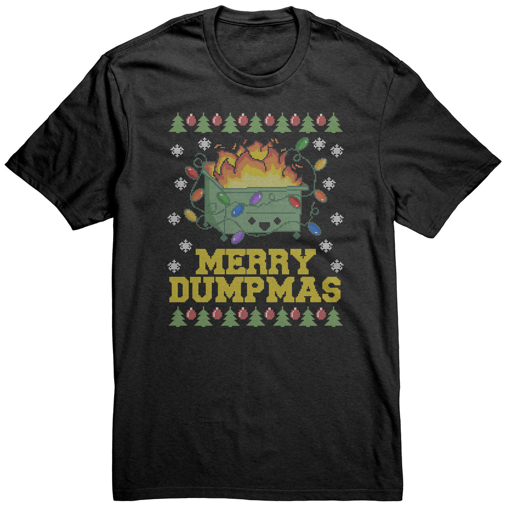 Dumpster Fire Ugly Christmas Sweater T Shirt or Sweatshirt