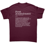 First_Amendment_T-Shirt_Maroon_Front_Mockup.png