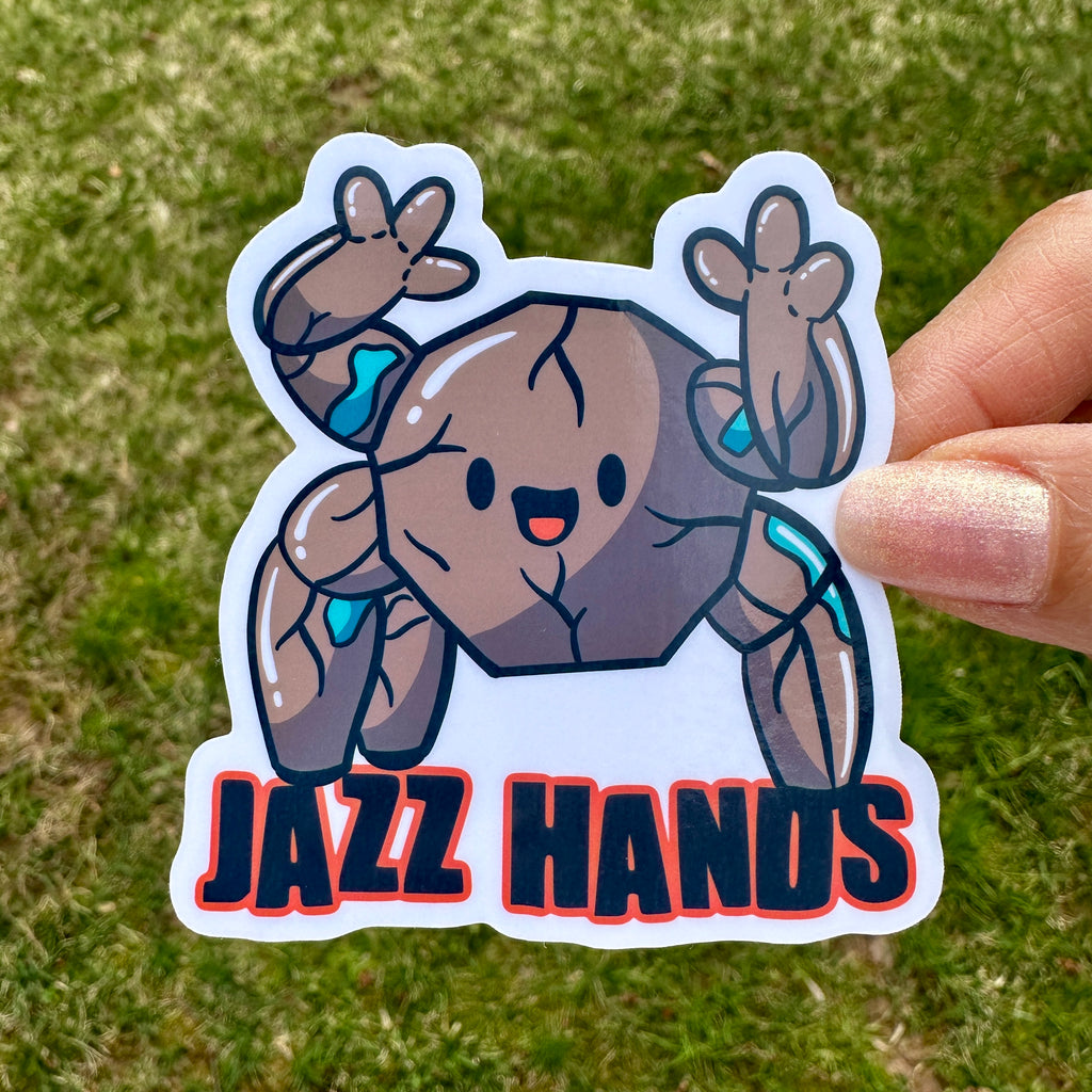 Rocky Jazz Hands Sticker