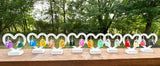 Lock Earrings with Charms