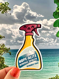 Opalite and Nope-Alite Spray Bottle 2 Stickers