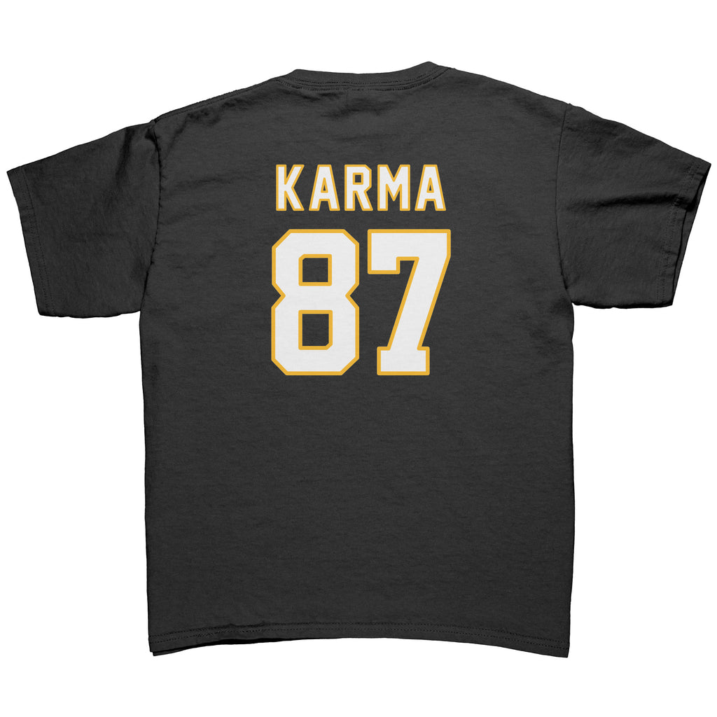 In My Football Era Karma 87 Kids T-Shirt