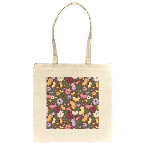 Surprise Song Piano Flowers Tote Bag