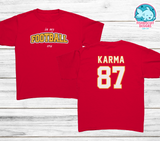 In My Football Era Karma 87 Adult T-Shirt