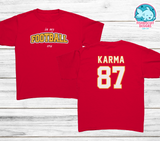 In My Football Era Karma 87 Kids T-Shirt