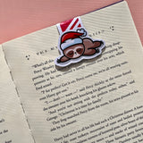 Christmas Sloth Magnetic Bookmark