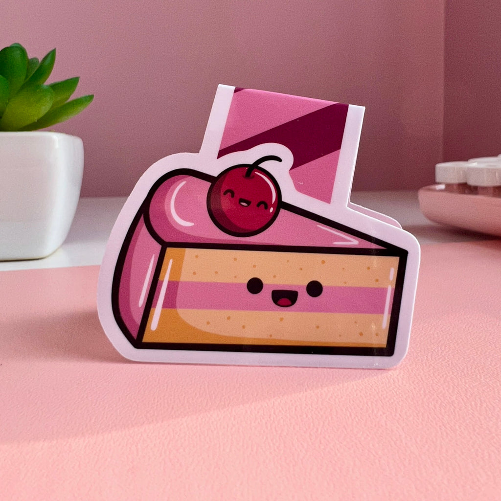 Cute Cake Magnetic Bookmark