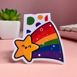 Rainbow Star Magnetic Bookmark