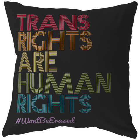 Trans Rights Pillow