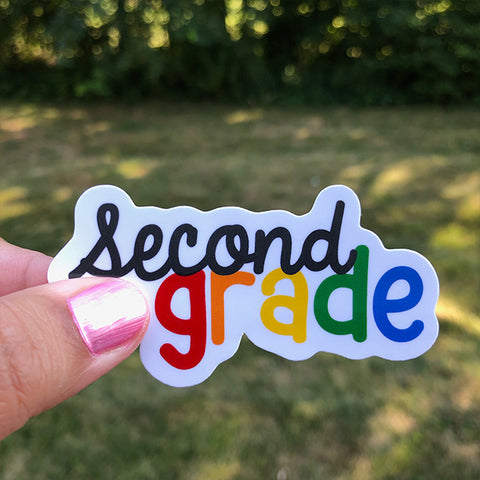 Second Grade Teacher Sticker