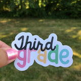 Third Grade Teacher Sticker