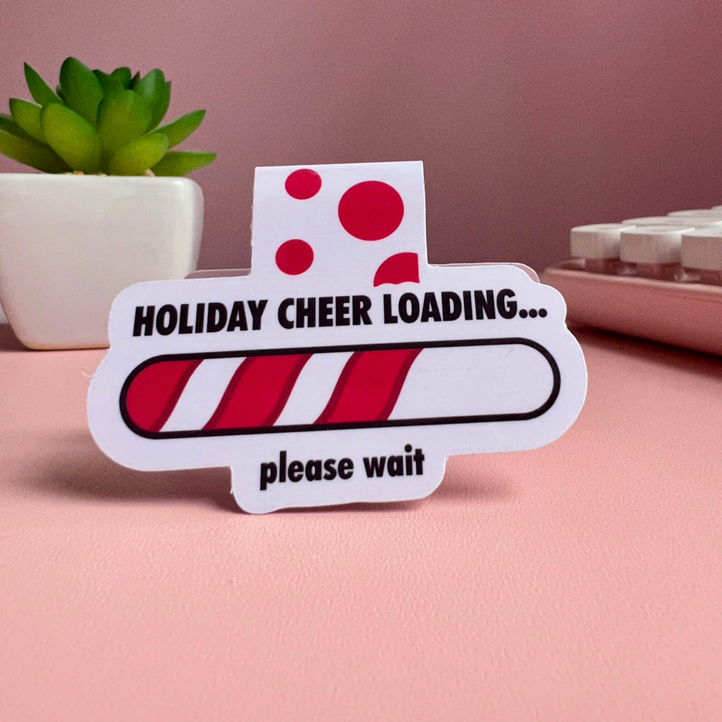 Holiday Cheer Loading Magnetic Bookmark
