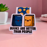 Books Are Better Than People Magnetic Bookmark