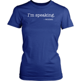 I'm Speaking