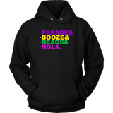 Mardis Gras Helvetica Hoodie