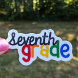 Seventh Grade Teacher Sticker