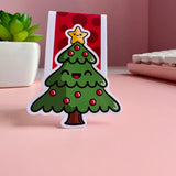 Kawaii Christmas Tree Magnetic Bookmark